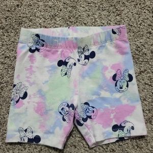 Minnie mouse jumping beans tie dye biker cartwheel shorts 3t